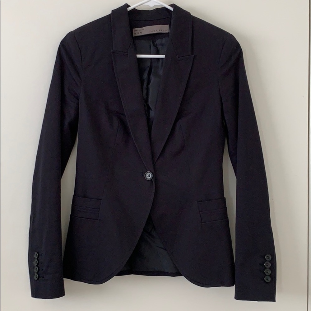 ZARA | Basic Navy Blazer